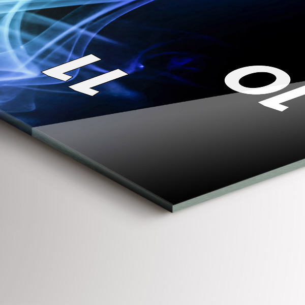 Vertikale Uhr Abstrakte farbige Linien