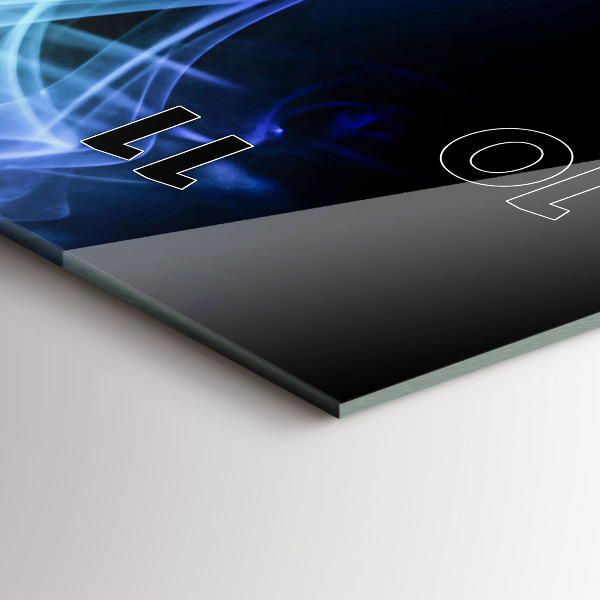 Vertikale Uhr Abstrakte farbige Linien