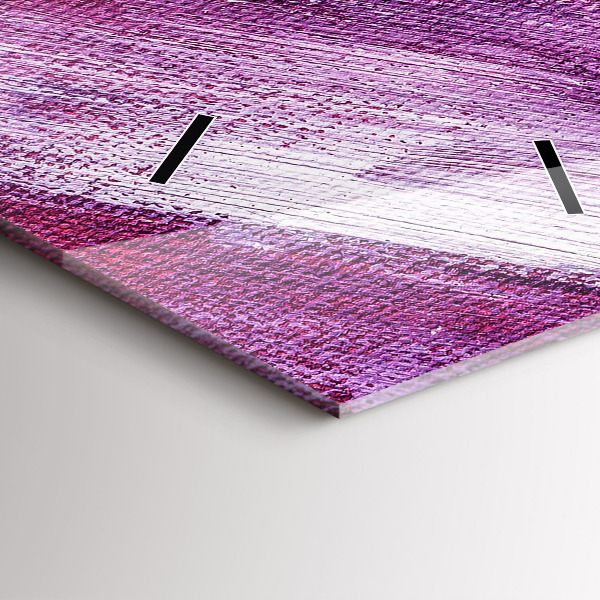 Vertikale Uhr mit motiv Acrylfarbe Textur