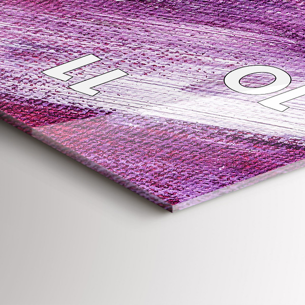 Vertikale Uhr mit motiv Acrylfarbe Textur