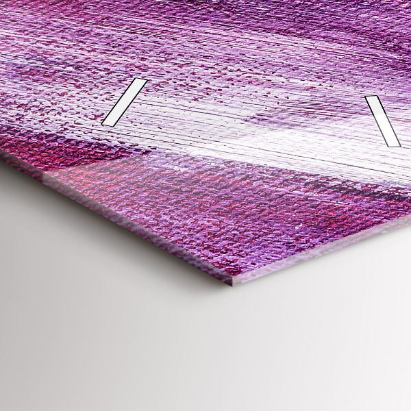 Vertikale Uhr mit motiv Acrylfarbe Textur