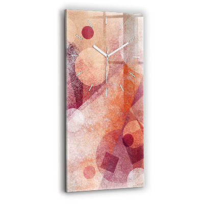 Vertikale Uhr Geometrische Abstraktion