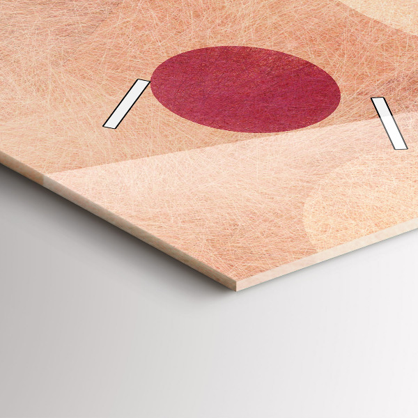 Vertikale Uhr Geometrische Abstraktion