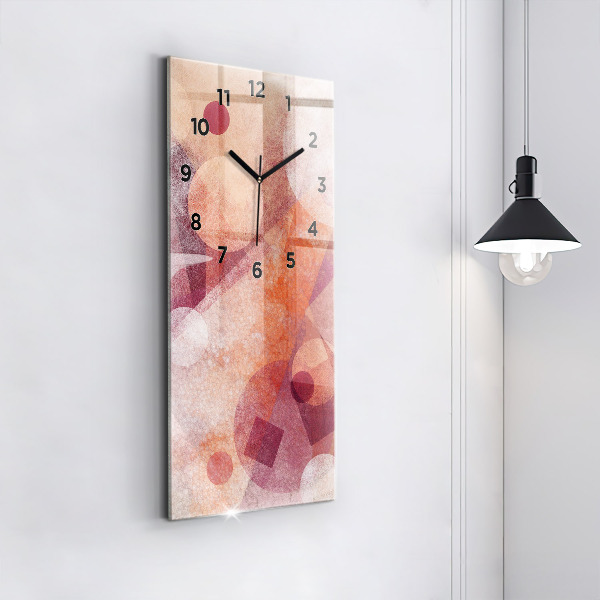 Vertikale Uhr Geometrische Abstraktion