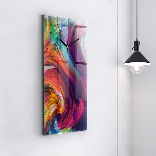 Vertikale Uhr Abstraktion von Hallen