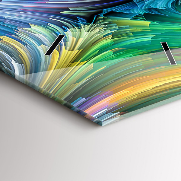 Vertikale Uhr Abstraktion von Hallen