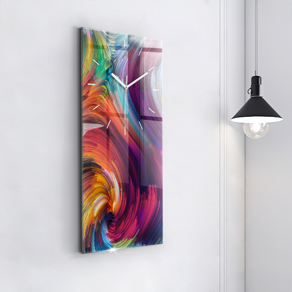 Vertikale Uhr Abstraktion von Hallen