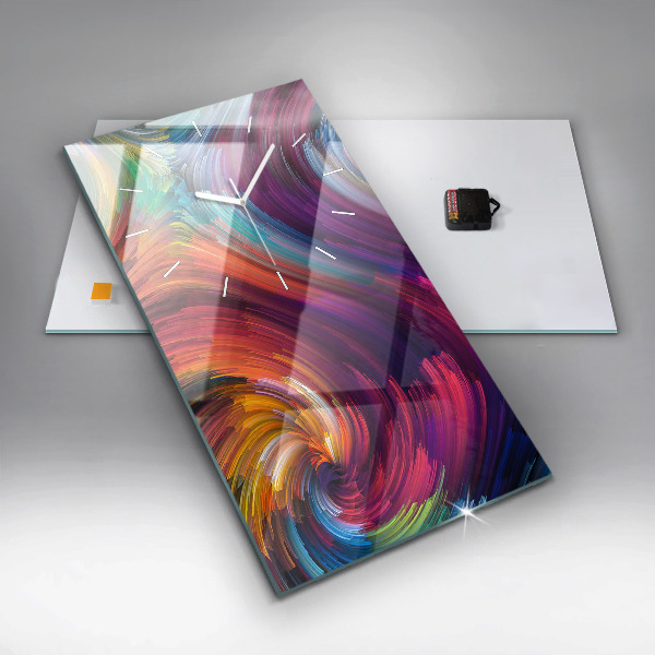 Vertikale Uhr Abstraktion von Hallen