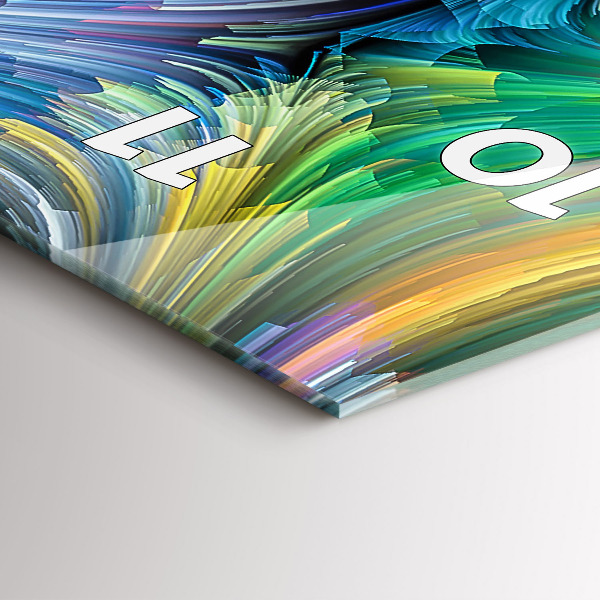 Vertikale Uhr Abstraktion von Hallen