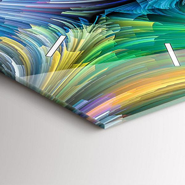 Vertikale Uhr Abstraktion von Hallen