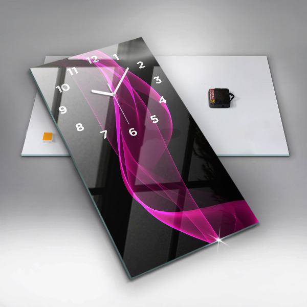 Vertikale Uhr Rosa Abstraktion