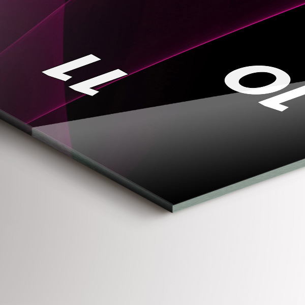 Vertikale Uhr Rosa Abstraktion