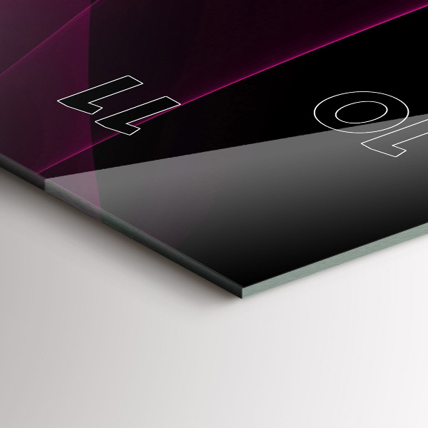 Vertikale Uhr Rosa Abstraktion