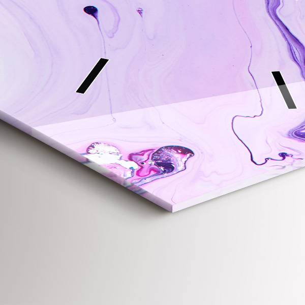 Vertikale Uhr Bunter Hintergrund