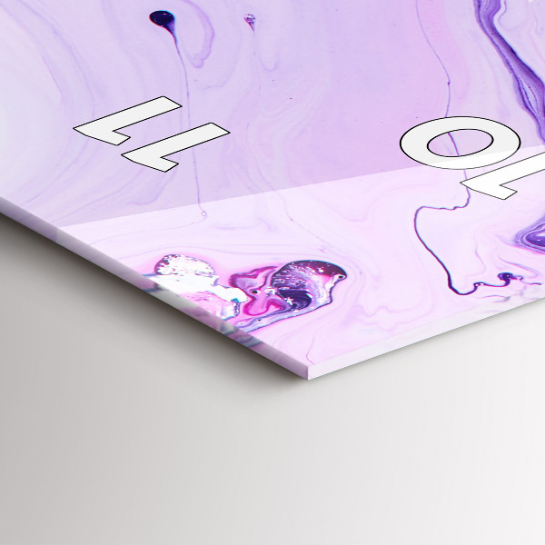 Vertikale Uhr Bunter Hintergrund