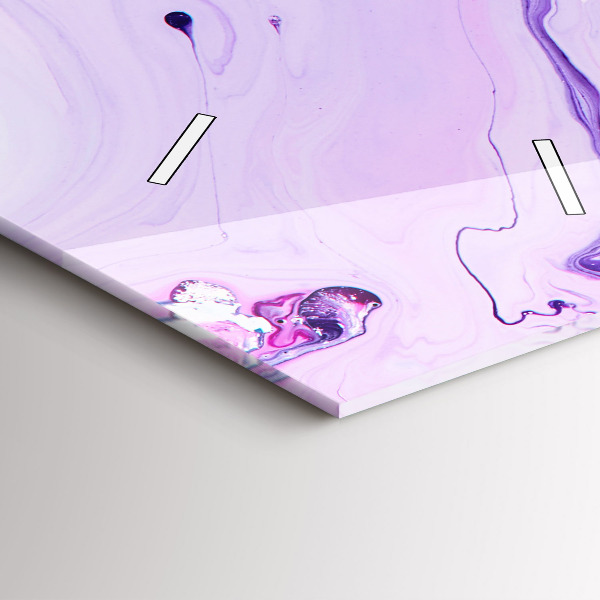 Vertikale Uhr Bunter Hintergrund