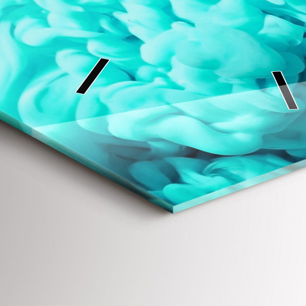 Vertikale Uhr mit motiv Moderne Kunst - Flecken