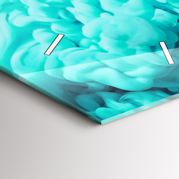 Vertikale Uhr mit motiv Moderne Kunst - Flecken