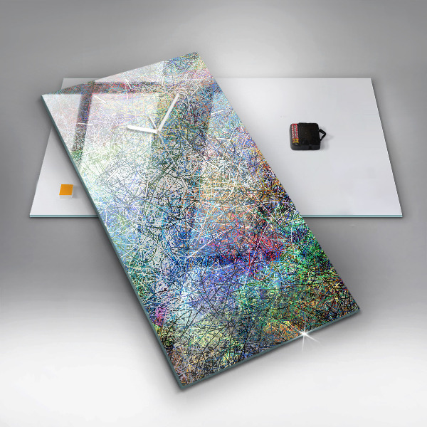 Vertikale Uhr mit motiv Abstrakt - Emotionen