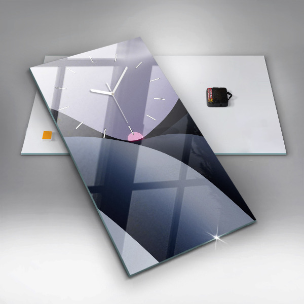 Vertikale Uhr Abstrakte Sonne