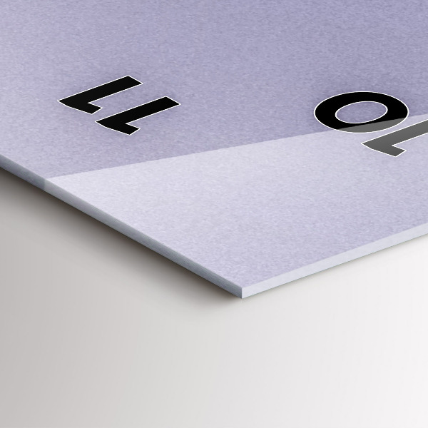 Vertikale Uhr Abstrakte Sonne