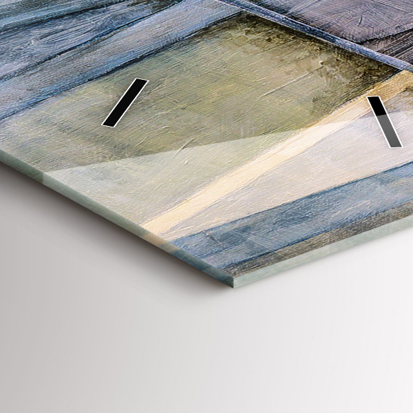 Vertikale Uhr mit motiv Impressionistische Malerei