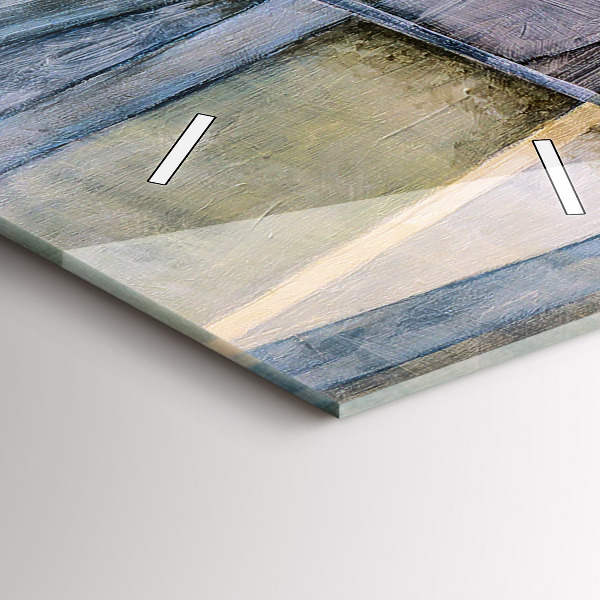 Vertikale Uhr mit motiv Impressionistische Malerei