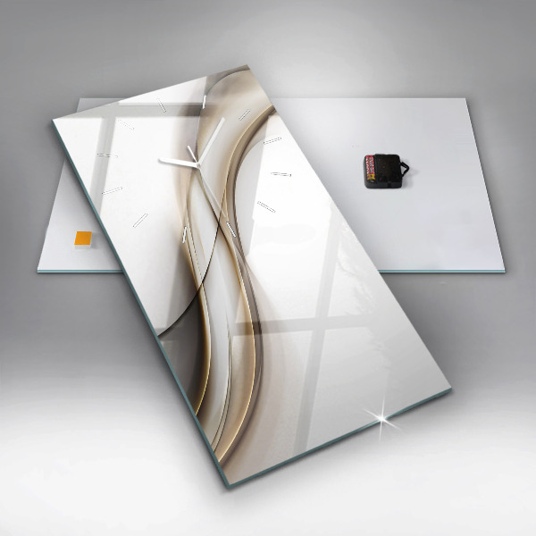 Vertikale Uhr Abstrakte Linien