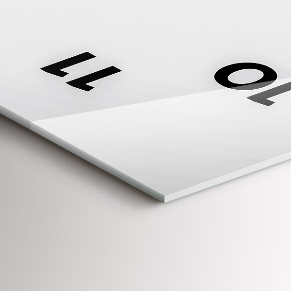 Vertikale Uhr Abstrakte Linien