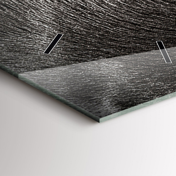 Vertikale Uhr mit motiv Hund und schottische Katze