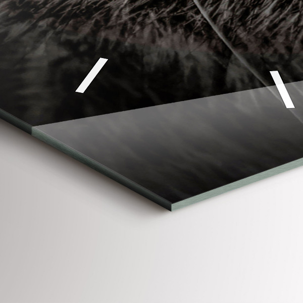 Vertikale Uhr Schottischer Hund und Katze