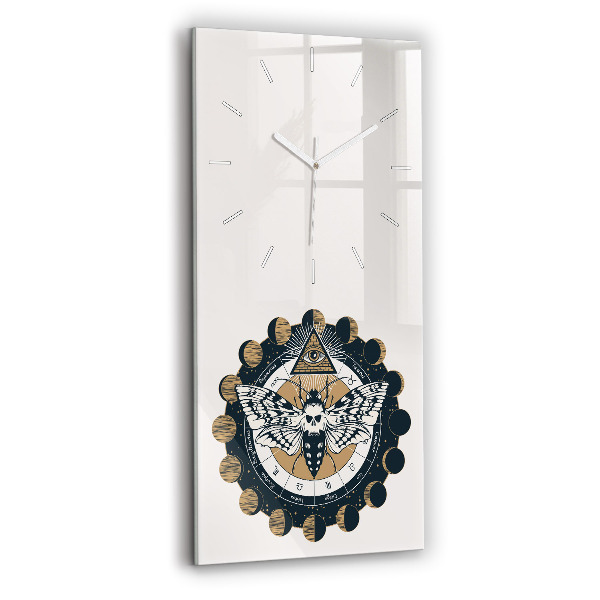 Vertikale Uhr Mondphasen und das Auge