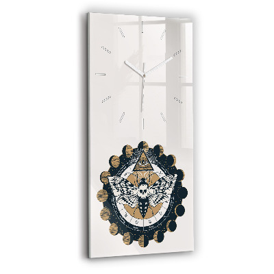 Vertikale Uhr Mondphasen und das Auge