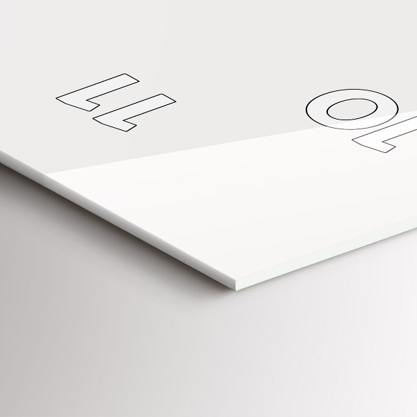 Vertikale Uhr Mondphasen und das Auge