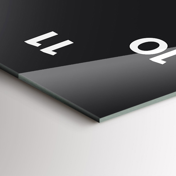 Vertikale Uhr mit motiv Mondphasen und Insekt