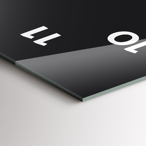 Vertikale Uhr mit motiv Mondphasen