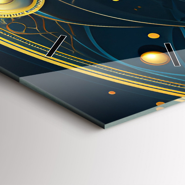 Vertikale Uhr mit motiv Horoskop-Uhr