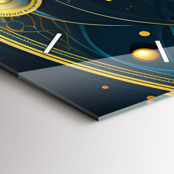 Vertikale Uhr mit motiv Horoskop-Uhr