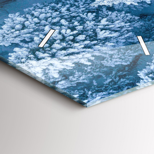 Vertikale Uhr Wald aus einer Drohne