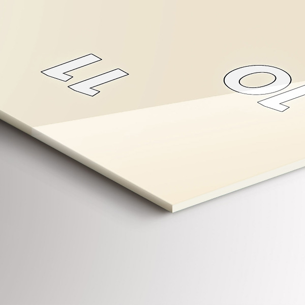 Vertikale Uhr mit motiv Abstrakte Hirsche