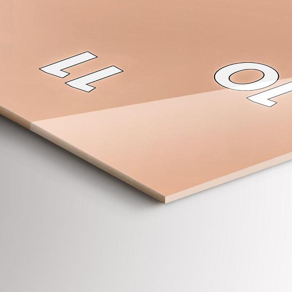 Vertikale Uhr Illustration eines Flamingos