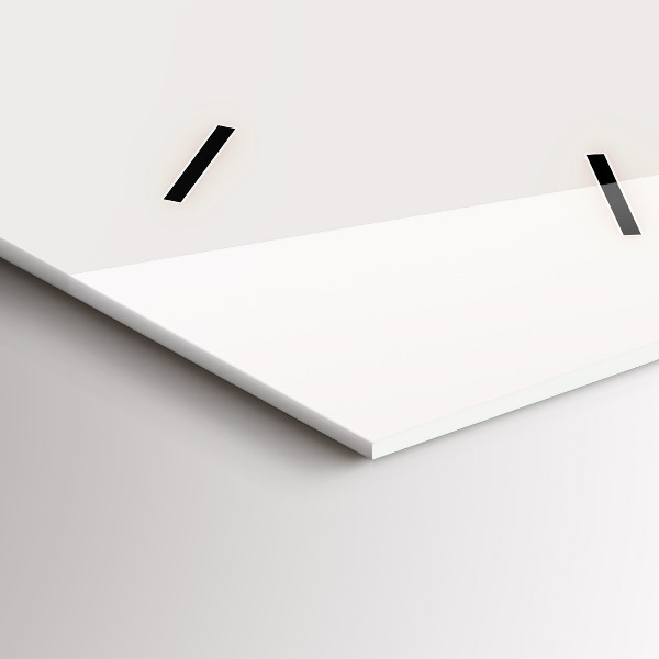 Vertikale Uhr mit motiv Gemaltes Porträt eines Tigers