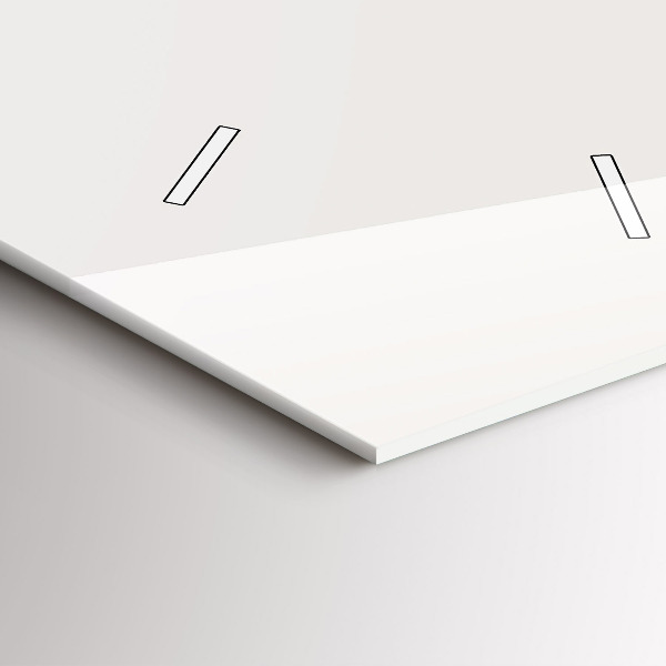 Vertikale Uhr mit motiv Gemaltes Porträt eines Tigers