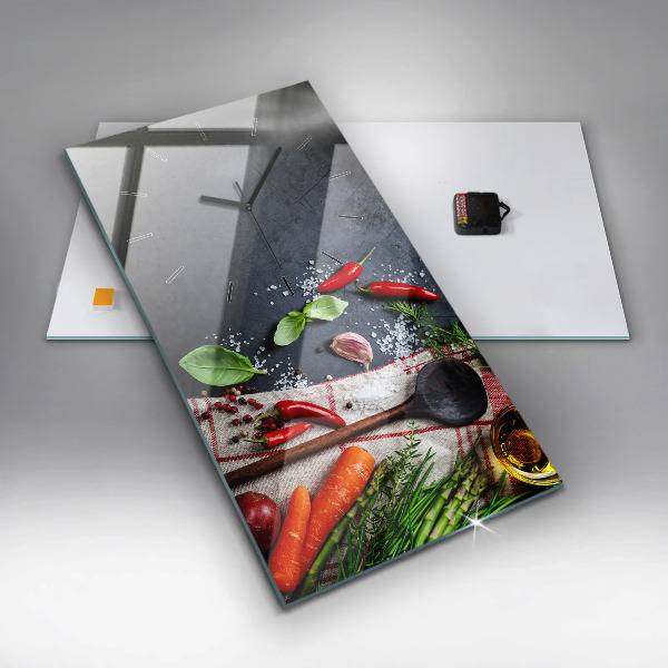 Vertikale Uhr Gemüse