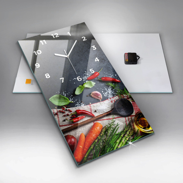 Vertikale Uhr Gemüse