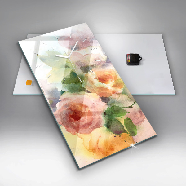 Vertikale Uhr Die Natur visualisieren