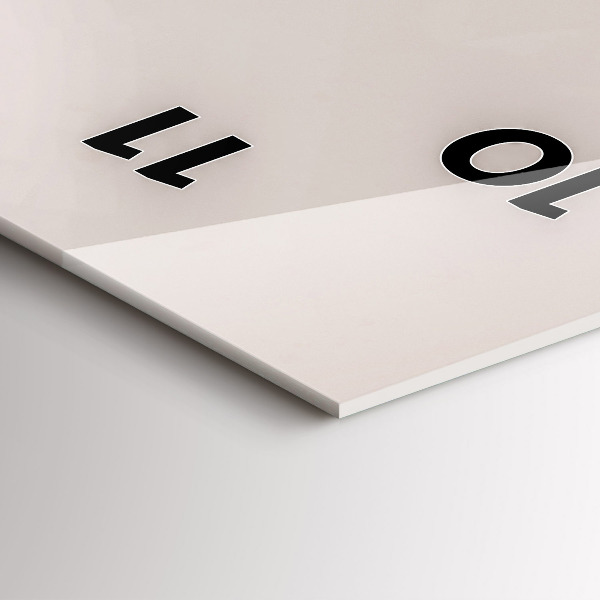 Vertikale Uhr mit motiv Raubvogel