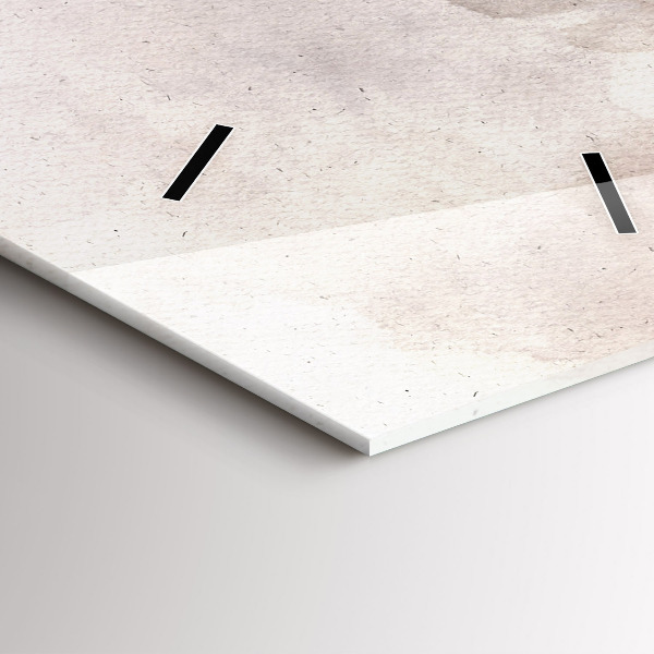 Vertikale Uhr Abstrakte Gesichter