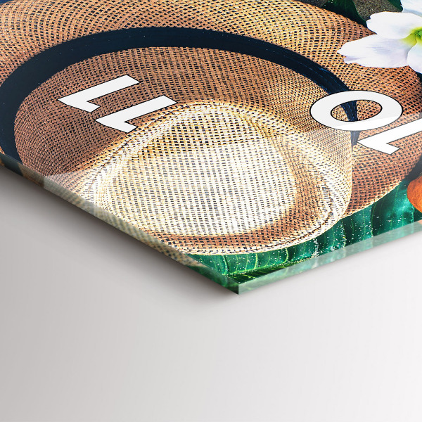 Vertikale Uhr mit motiv Urlaubs-Accessoires