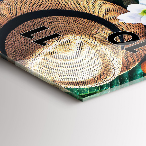 Vertikale Uhr mit motiv Urlaubs-Accessoires